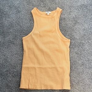Agolde ribbed high neck tank Sz M